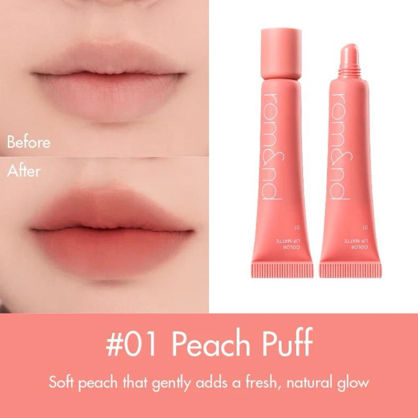 Color Lip Matte 01 Peach Puff 8g