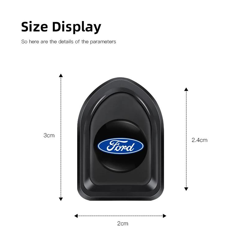 New 2026 Car Sticker Mini Car Hooks Fixing Clips Phone Data Line Organizer Auto Interior Accessories For Ford S MAX Ranger Focus