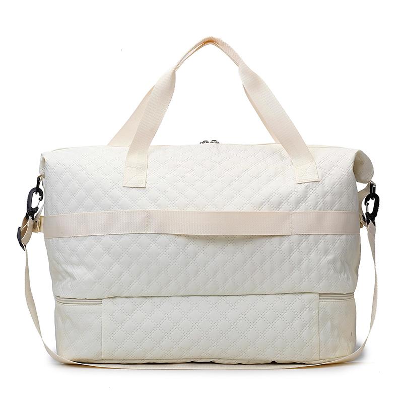 Dry and Wet Separation Travel Bag Multi-Functional Women's Large Capacity Sports Fitness Bag Separation Shoes Bags