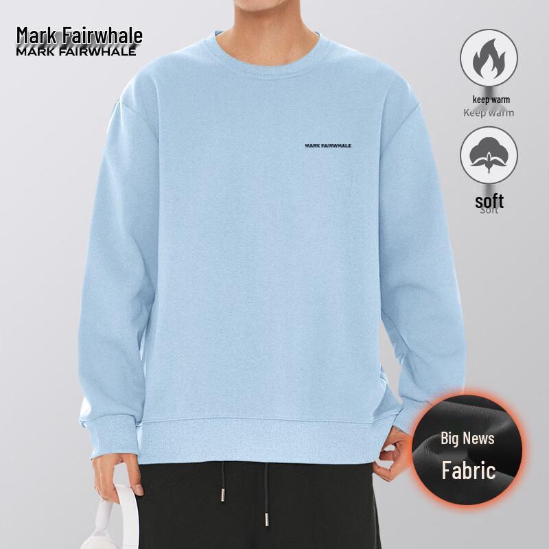 Mark Fairwhale Men's Heavyweight Letter Print Loose Sweatshirt