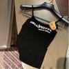 Amerikanisches Retro-Damen-Schlankheits-Süßes Buchstaben-Camisole