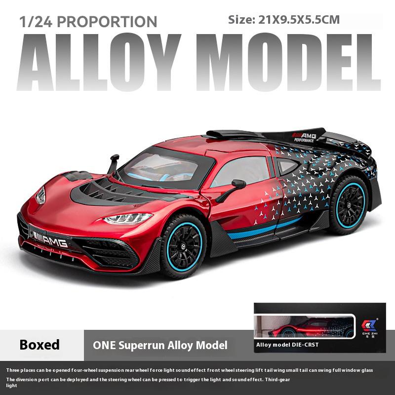 1/24 Scale BENZ AMG ONE Sports Car Model Toy Alloy Die Cast Car Toy Ornaments Suitable for Sports Car Gifts for Boys