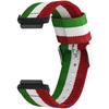 Nylon Strap for Garmin Forerunner 235 735 230 220 630 620 Stripe Stitching Color Watch Band for Approach S20 S6 Wriststrap Bracelet Metal Connectors