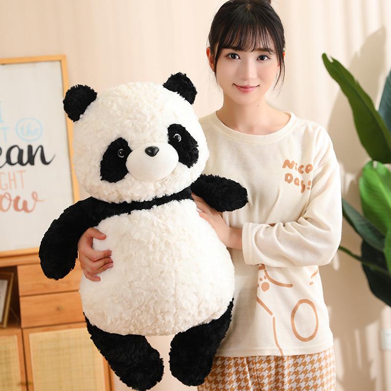 Cartoon Cute Giant Panda Doll Plush Toy National Treasure Black And White Panda Doll Children'S Rag Doll Birthday Gift