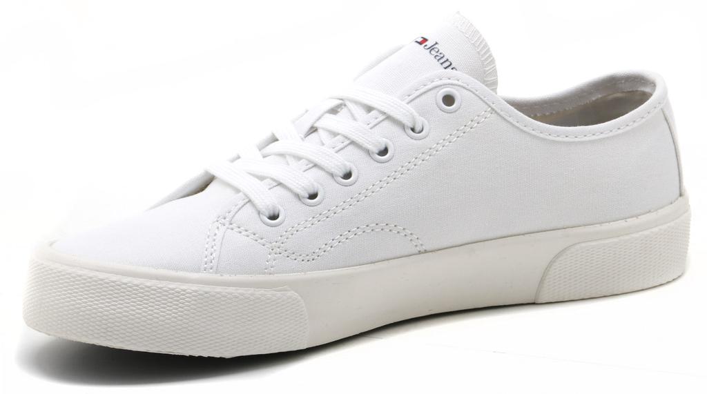 Tommy Jeans Trampki Damskie Białe Sznurowane Z Logo 36 3G9G1* Tna