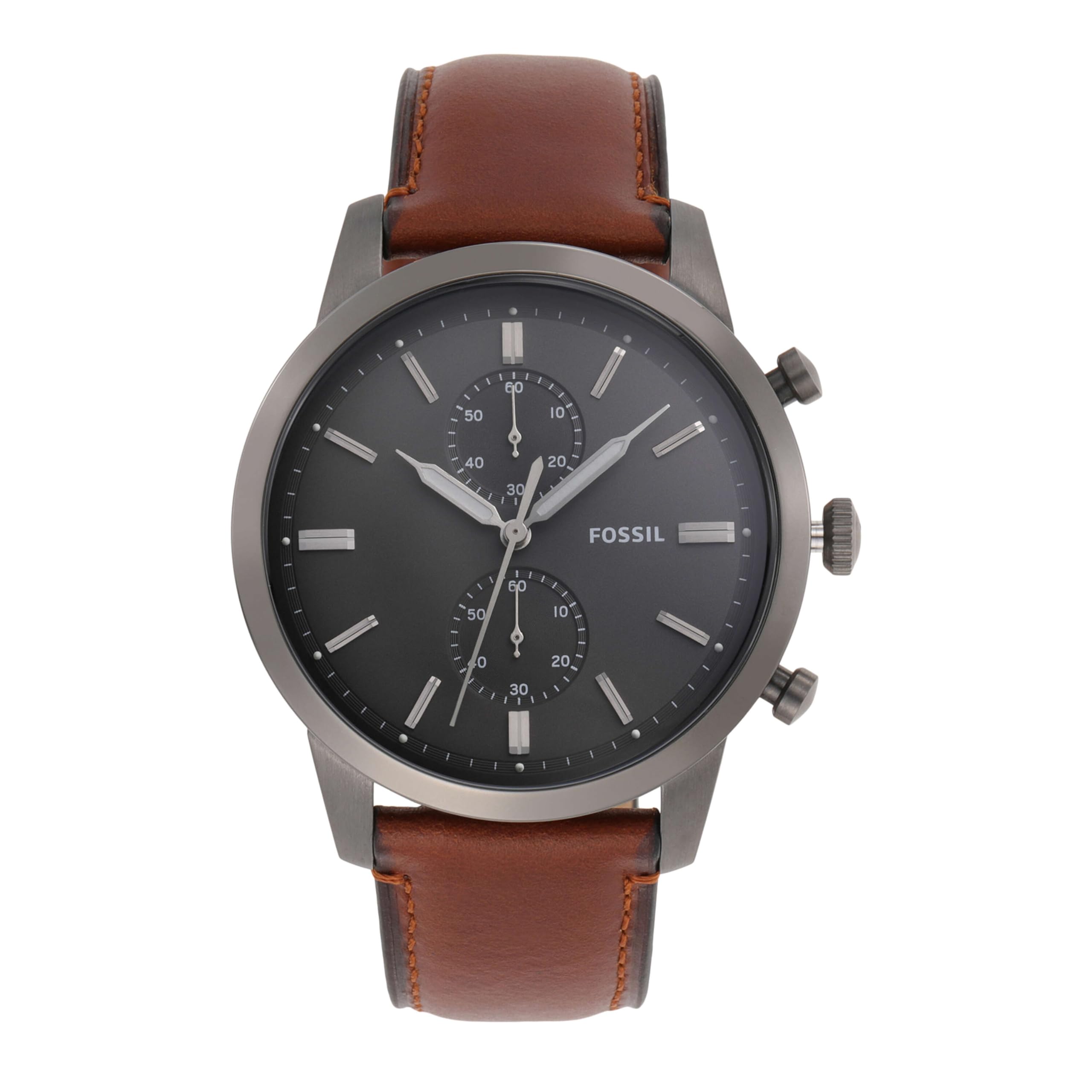 

TOWNSMAN Chronograph Amber Leather Watch