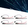 4Pcs Brushless ESC 45A 2 6S Power Supply RGB LED Electrical Speed Controller for RC FPV Quadcopter Airplane Drone