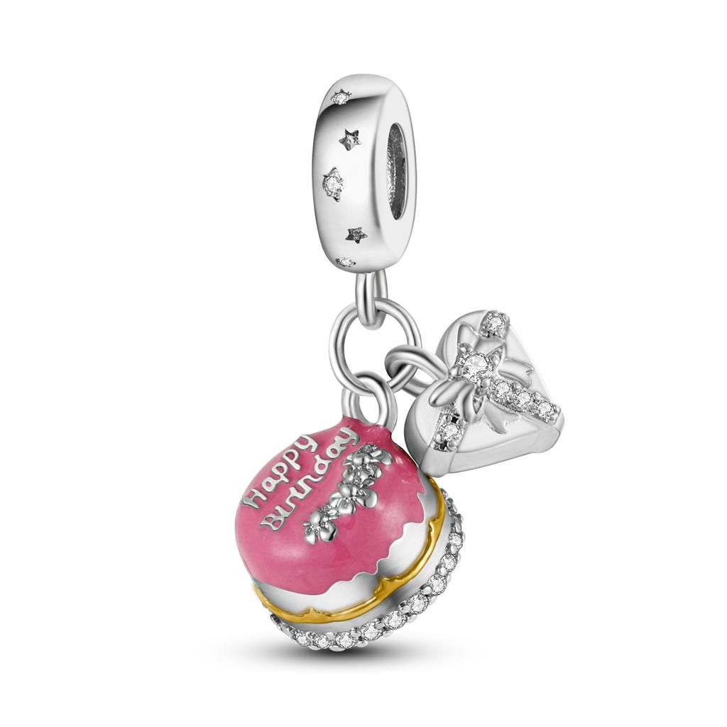Copper Plated Heart Pet Cats Coffee Headphones Charms Beads Fit Original Bangle Charm Pendent Dangle Bracelet Diy Jewelry Gift