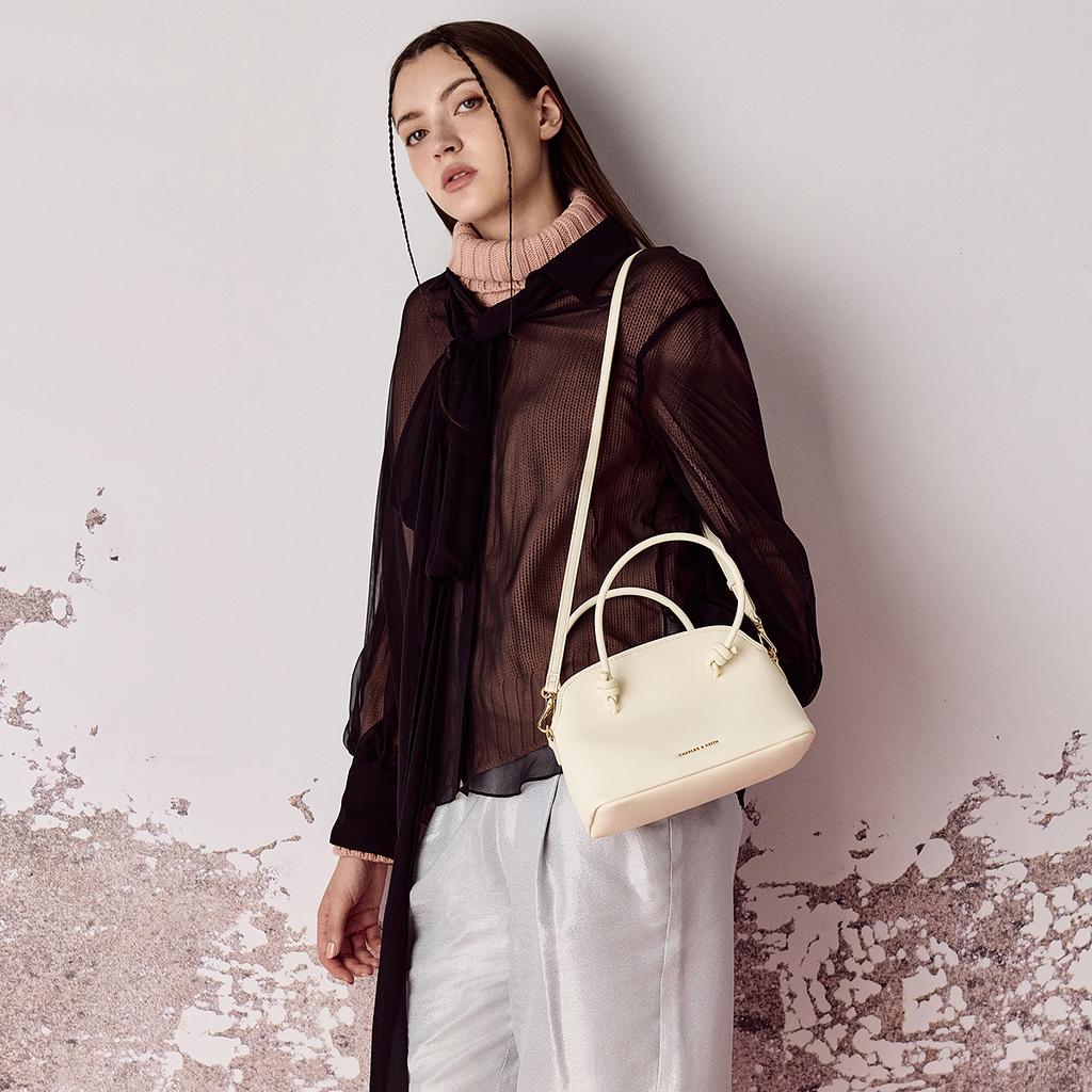 Charles & Keith Twist Minimalist Tote Bag Women tote bags Multi-color CK2-30782706