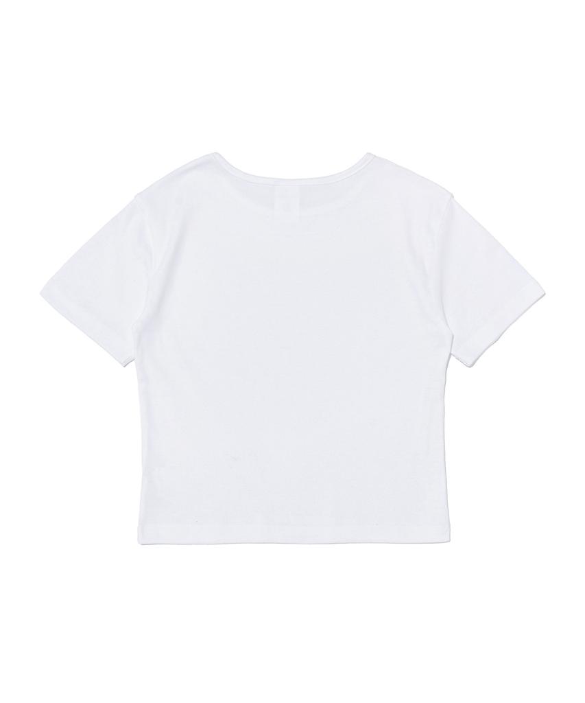 CARGOBROS FOR WOMAN Cargo Street Logo Short Sleeve T-Shirt (White/Red)