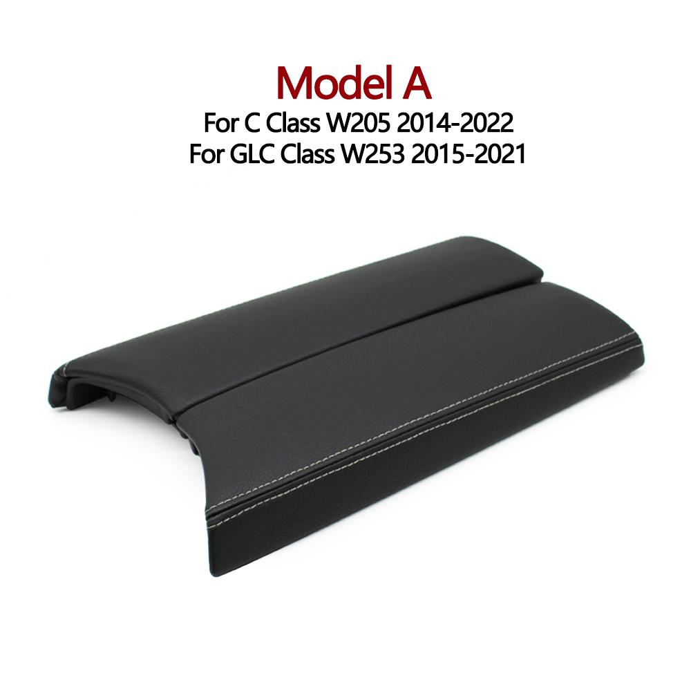 Auto Mittelkonsolen Deckel Armlehnen Abdeckung Leder Panel Für BENZ C GLC W205 W253 X253 Coupe Cabrio C200 C250 C300 GLC200 GLC300