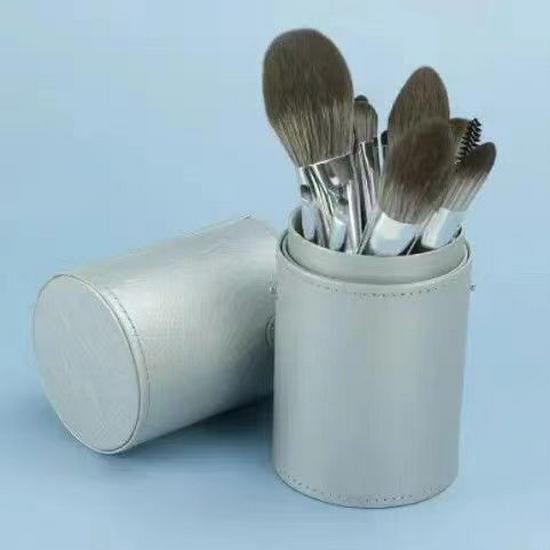 Série Vacances Set de 12 Pinceaux de Maquillage - Pinceaux Super Doux pour Fards à Paupières, Poudre Libre et Débutants