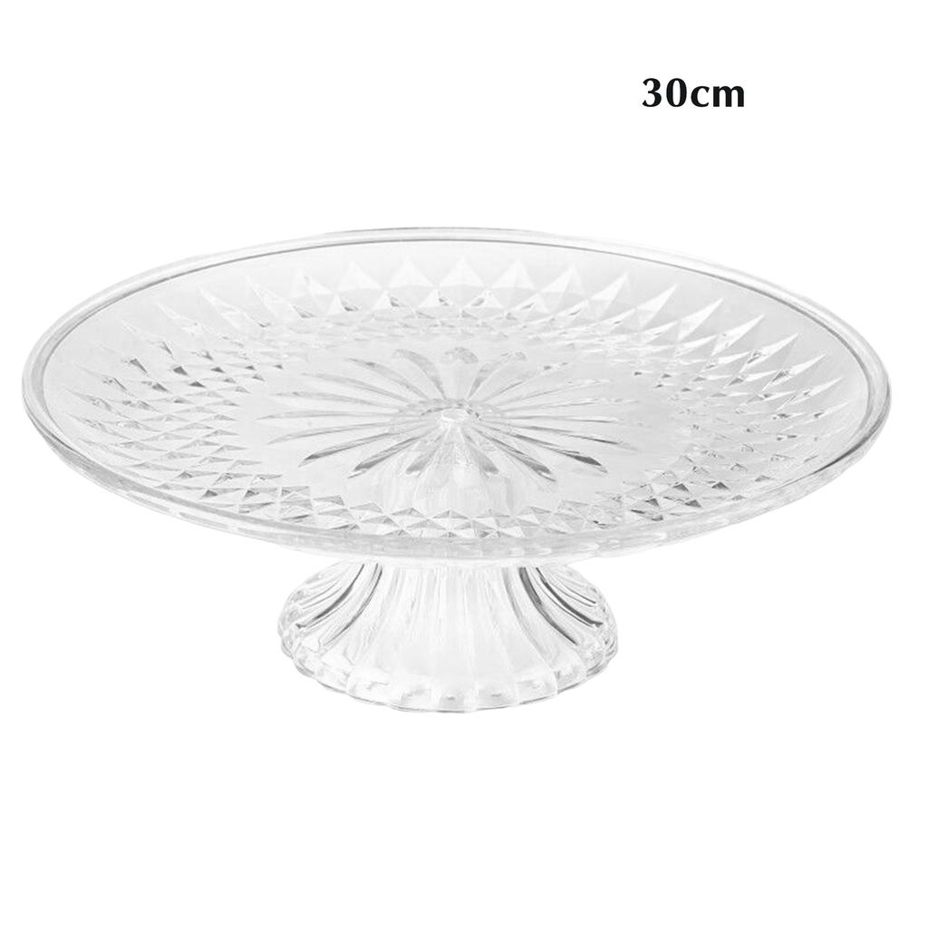Acrylic Fruit Plate Snack Candy Desktop Decorative Plate Dance Party Wedding Tableware Bread Plate Food Container Snack Tray