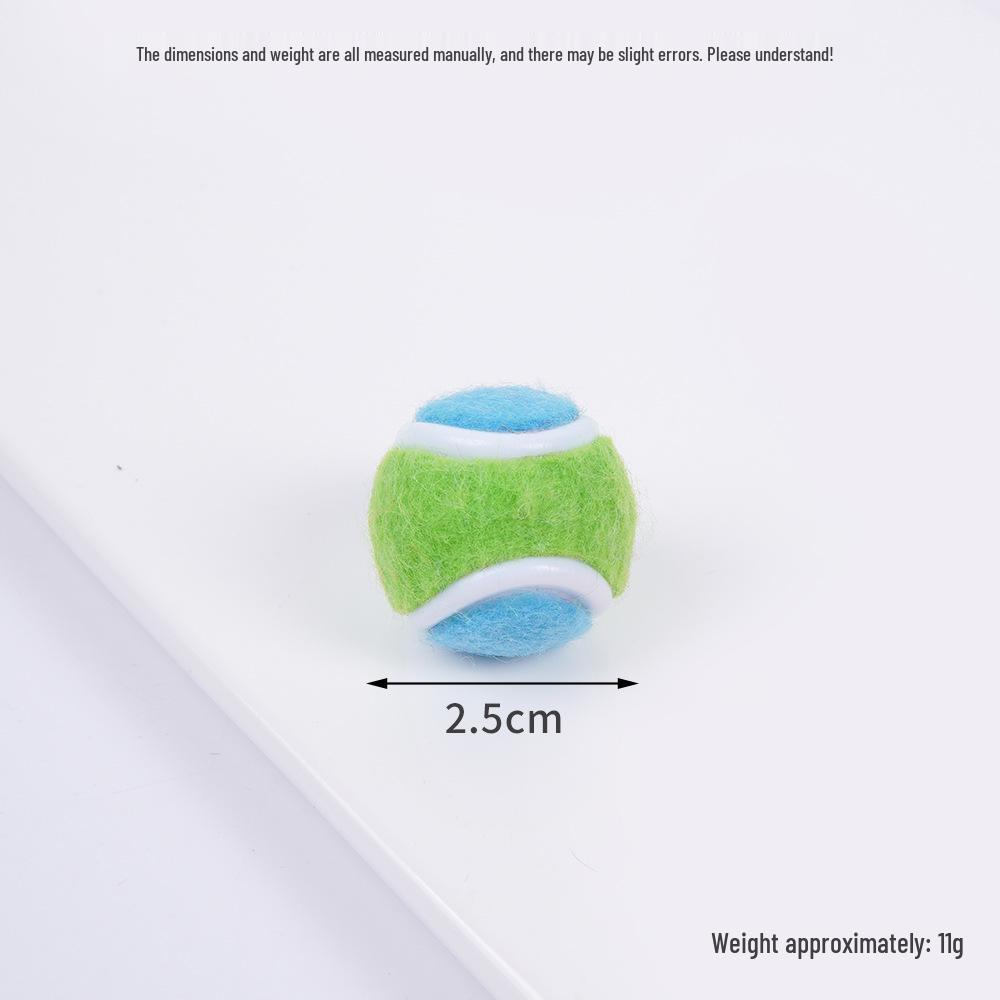 2cm Mini Tennis Ball Toy Keyring Backpack Pendant & Earrings Souvenir