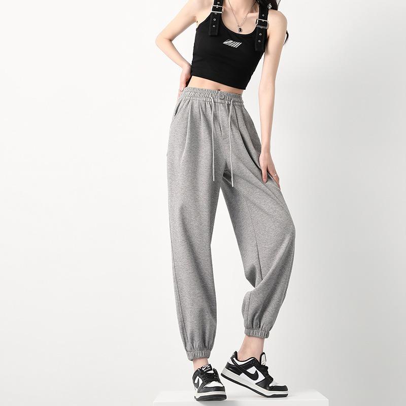 Sweatpants Women's Spring and Autumn New Loose High Waist Skinny Sweatpants Versatile Casual Leggings Lantern Harlan Pants
