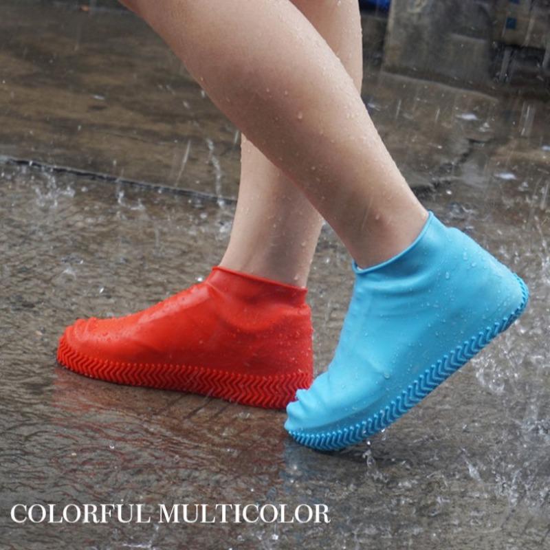 Waterproof Shoe Covers, Anti-slip Rain Shoe Covers, Thickened Latex Wear-resistant Outdoor Rainproof Silicone Rain Shoe Covers