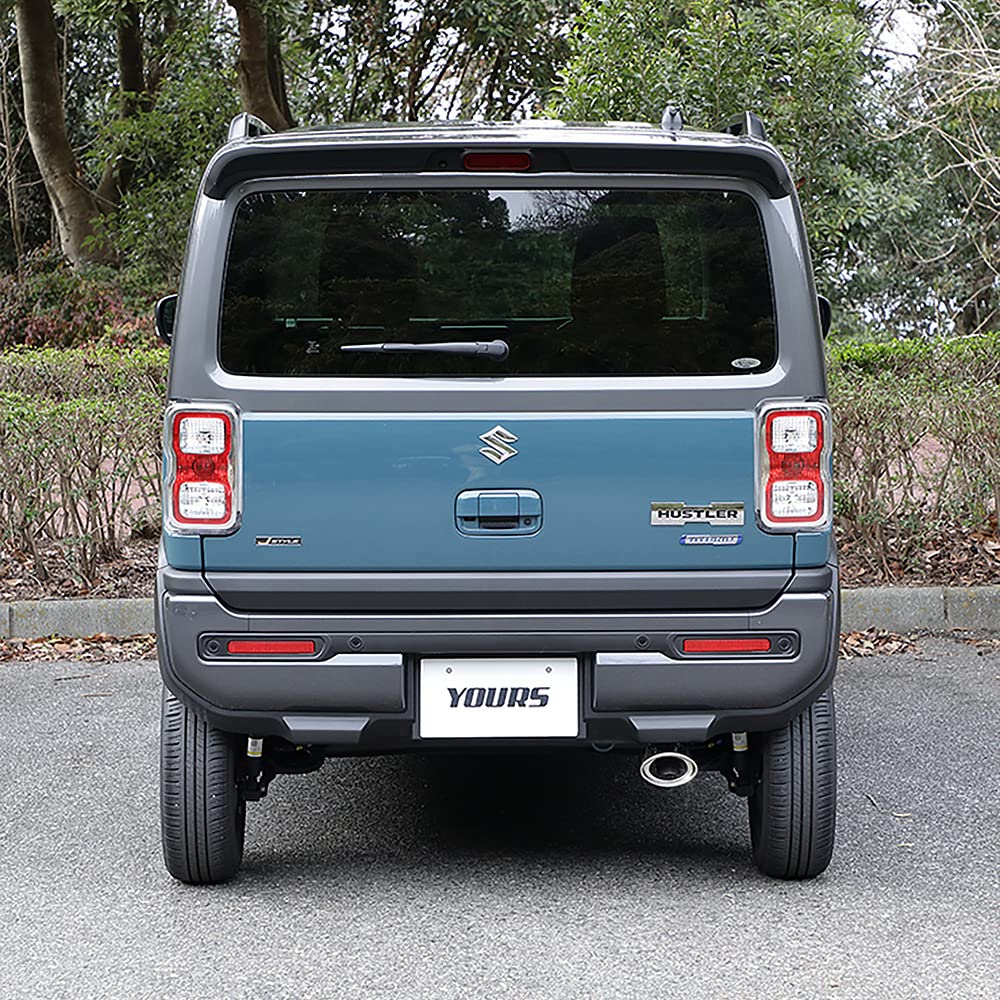 Muffler Cutter for Suzuki Stainless Steel Plated with Drop Custom S YOURS 1-Piece Hustler, Protection, Parts, Accessories, Dress-Up, Y501-041 [2]