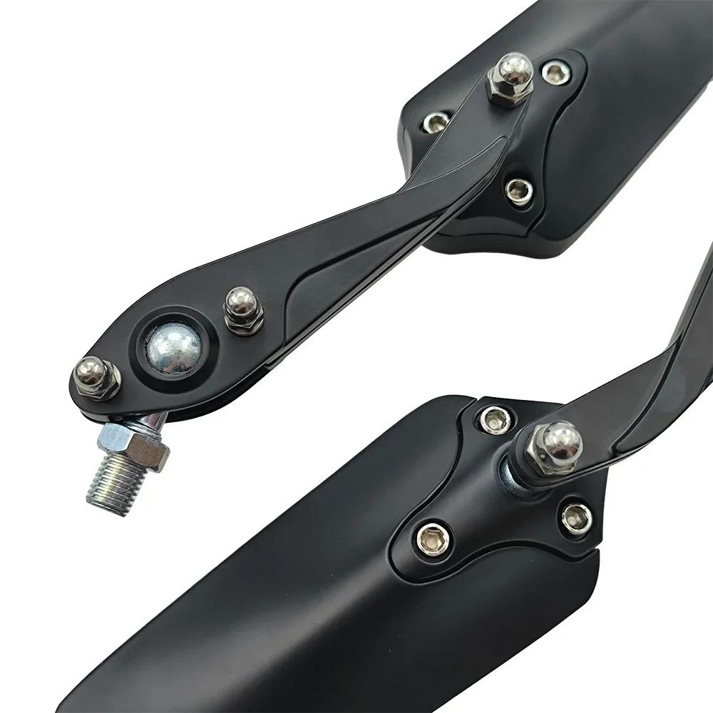 Universal Motorcycle Rearview Mirrors Cafe Racer Old School Scooter Off-road 8mm/10mm Side Mirror