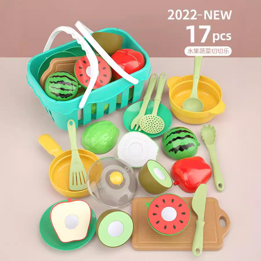 Cut Cut Music Toys Fruit And Fruit And Vegetable Puzzle Play House Kitchen Cut Vegetables Children'S Baby Child Toy Set