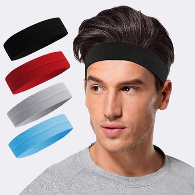 Dünnes Damen Herren Sport Stirnband Silikon Stirnschutz Haarband Rutschfest Schweißband Stretch Haarband Haarschmuck