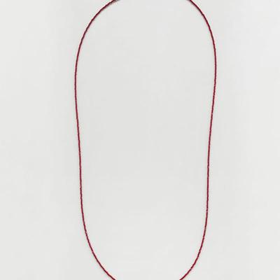 Augustus Harmonie Rood Kleine Kralen Opera Ketting