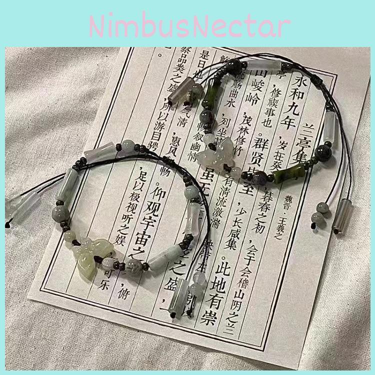 Handmade Exquisite Lighthued Bamboo Knot Bracelet Unique New Trend Chinese