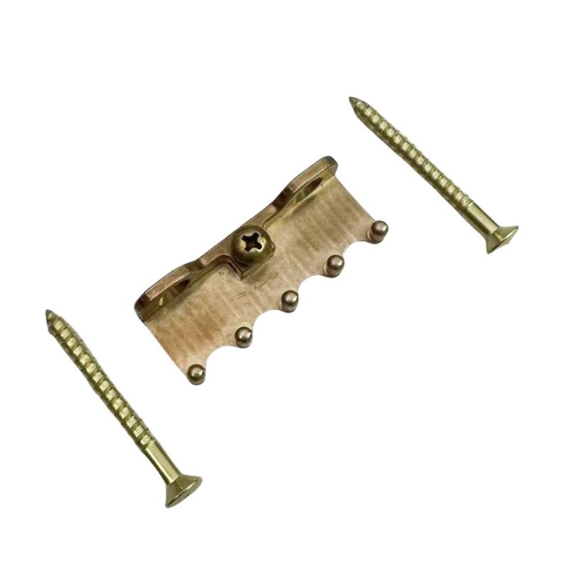 

Electric Guitar Tremolo System Bridge Pull Plate Hook Corrosion Resistant Brass Guitar Bridge Easy Installation 1