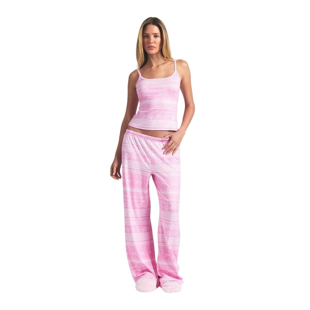 Snowflake Womens/Ladies Logo Pointelle Fitted Camisole