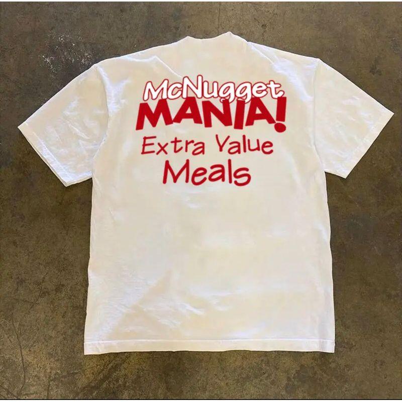 

Make Money for Charity 260G Heavy Weight Pure Cotton! American Retro Stylish Niche Style Oversize Short Sleeve T-shirt White M [260g Heavy weight pure cotton]]