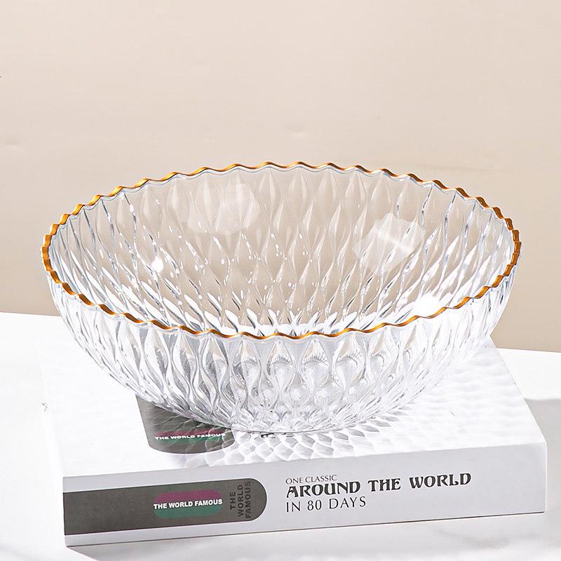 WUHE Light Luxury Plastic Fruit Plate