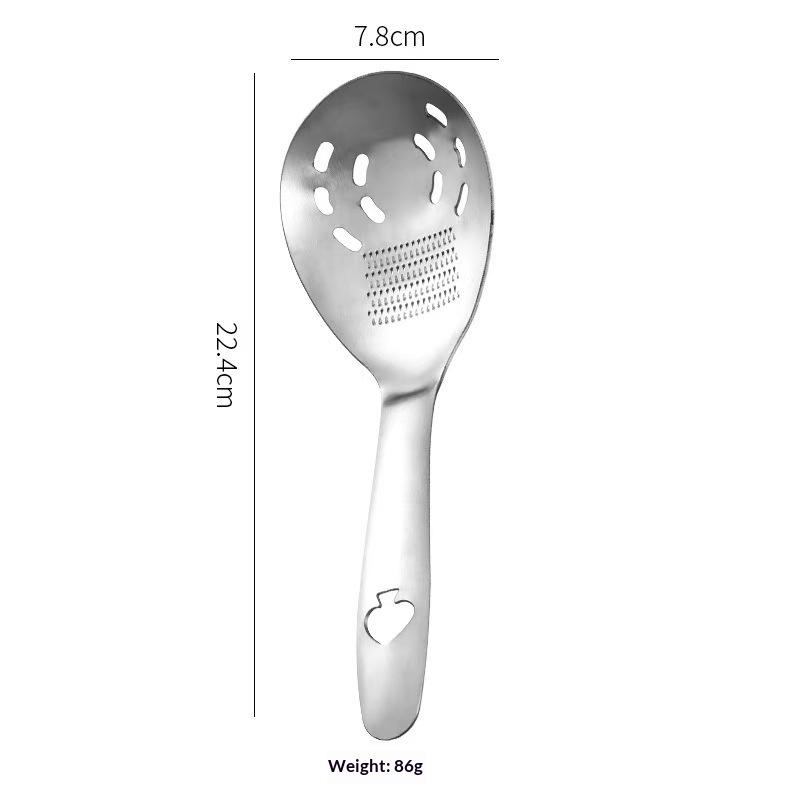 

1Pcs Multifunctional Potato Masher With Slotted Spoon & Egg Separator, Durable Kitchen Gadget For Mashing Potatoes серебряный