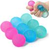 Textured Mini Stress Balls: 9 Pack High Density Solid Squishy Toys, 1.6" Small Sensory Fidget for Kids Adults, Quiet Anxiety Relief Item for Classroom