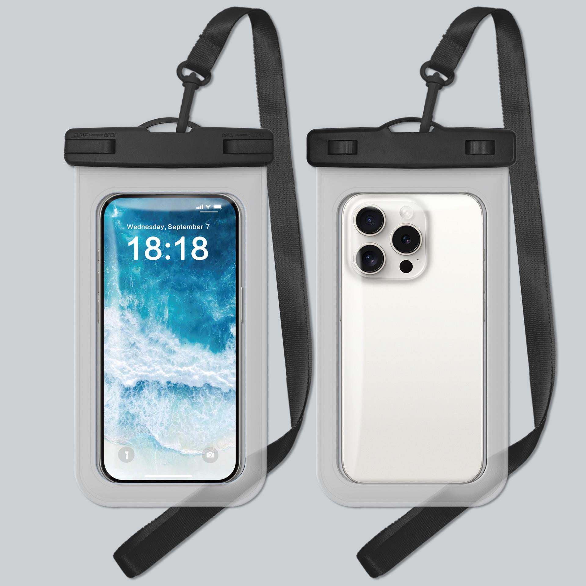 

Eco-Friendly Large Waterproof Mobile Phone Pouch with Universal Touch Screen Compatibility 7.0 inches