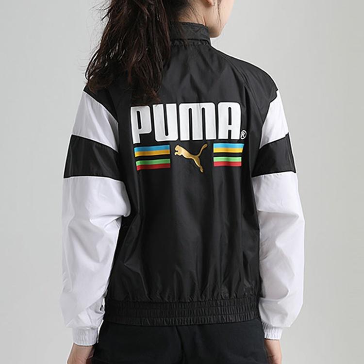 (WMNS) PUMA Woven Thin and Light Sports Jacket Black Women's 599065-01