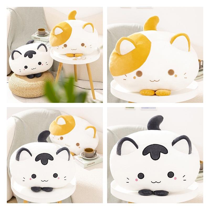 Soft Cat Pillow, Cute Cartoon Cat Design, Plush Sofa Cushion For Home, Bed, And Play
