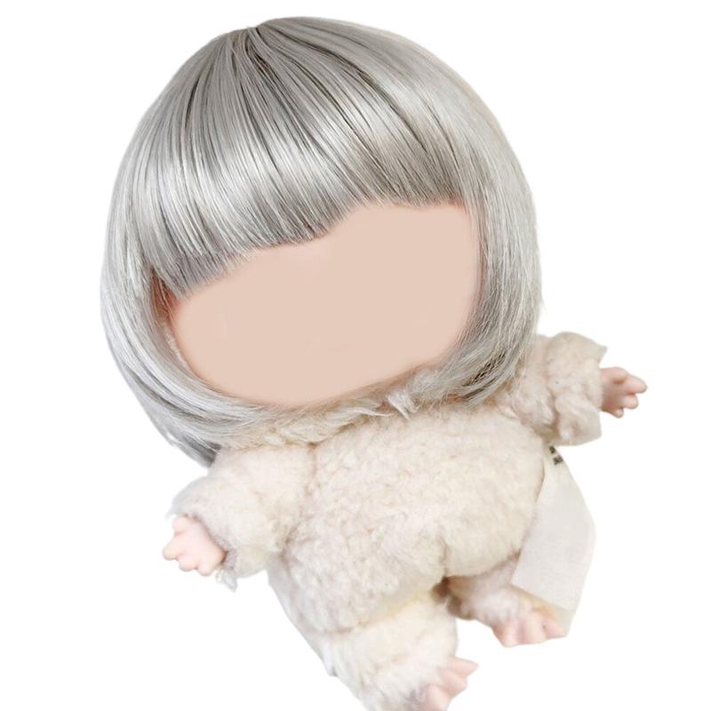 

Парик для куклы, высокотемпературное волокно, прочный, волосы BJD для куклы Labubu, окружность головы 22-23 см, украшение