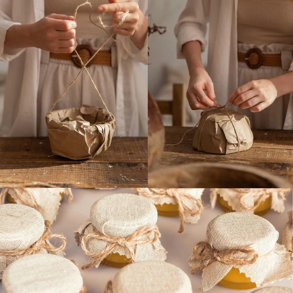 Eco-Friendly Rustic Jute Twine Handmade 2/3/4/5/6/14mm Jute Cord DIY Long Macrame Cord Wedding Party