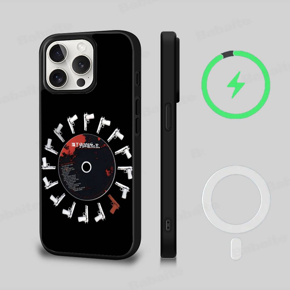 My Chemical Romance Phone Case For IPhone 17 16 Pro Max 15 14 Plus 11 13 12 Shockproof Magnetic For Magsafe Cover