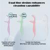 Portable Dental Floss Stick High Tension Smooth Disposable Toothpick Double Line Dental Floss Oral Hygiene Dental Cleaning Tools