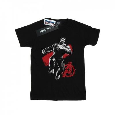 Mens Avengers Endgame Mono Hulk T-Shirt