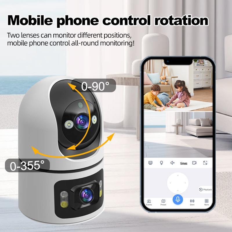 5G Dual-Band HD Wireless Indoor Smart Camera with Full-Color and 4G Network Monitoring