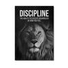 Lion Motivational Posters and Prints Inspirational Positive Quotes Animal Wall Art HD Pictures Canvas Painting Office Home Decor