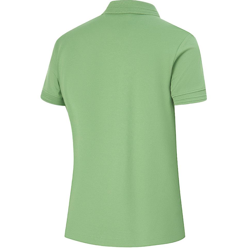 Li-Ning Fitness Series Solid Color Comfortable Breathable Versatile Short Sleeve Polo Shirt Women tops Stone-Green APLU180-4