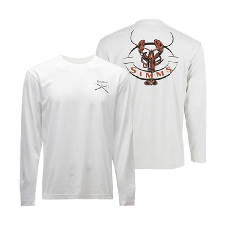 Take One SIMMS Heren Longsleeve Zonbescherming Sneldrogend Vis T-shirt M