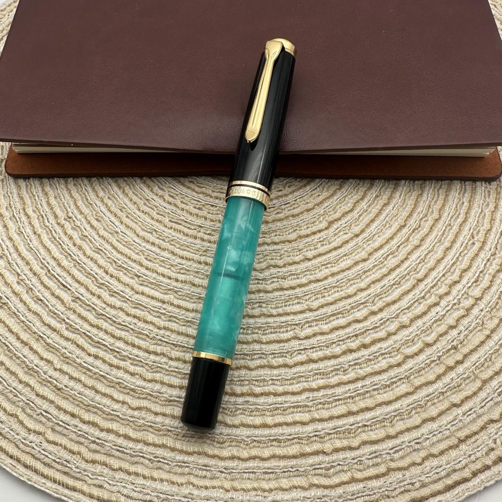 New ADMOK M800 Acrylic Piston Fountain Pen BOCK/Schmidt Soft Smooth No.6/35# Nib Inking Copy Students Writing Gift Pen