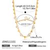 European and American titanium steel love diamond necklace niche accessories collarbone chain jewelry