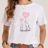 Fashion Clothes Ladies Panda Lovely Trend Cartoon Clothing Short Sleeve Graphic T Shirt Summer Tee Women T-shirt Female Top
