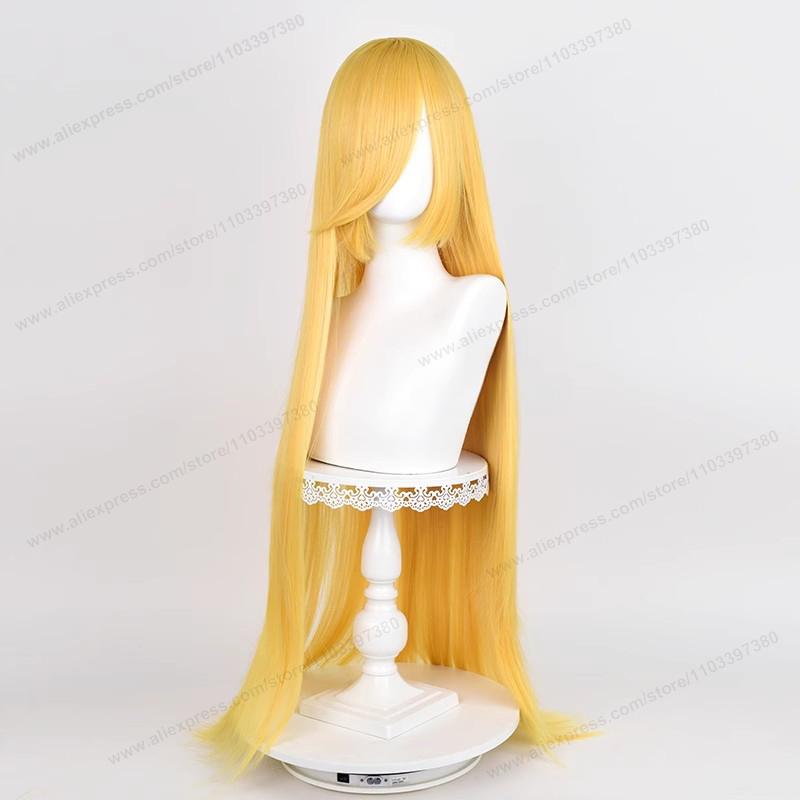 Anime 100Cm Long Staight Cosplay Synthetic Wig Black White Red Pink Brown Gold Blue Women Heat Resistant Hair High Quality Wigs
