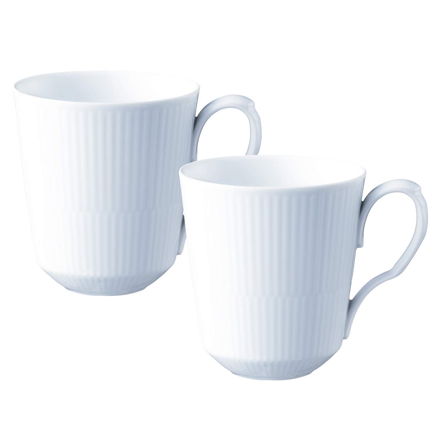 

Royal Copenhagen White Fluted Pair Wedding 1016918 [Officially Imported] Mugs, Large, Gift, белый