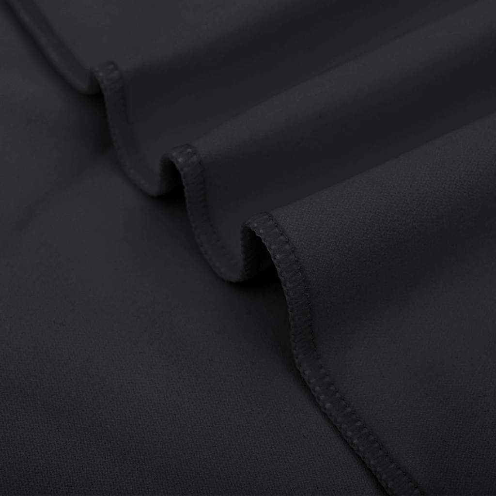 Sports Towels 2 Pcs Black 140 X 70 Cm